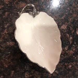 Lenox leaf candy dish